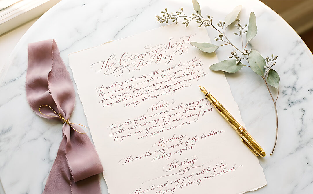 How to Write a Simple Wedding Ceremony Script (With Examples)